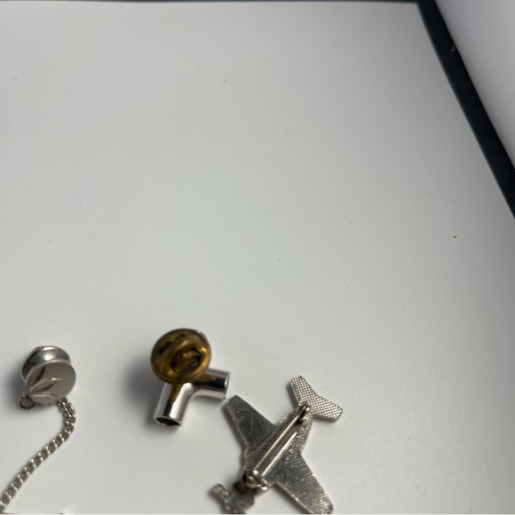 Vintage 26 lot of men’s costume, jewelry cufflinks, tie tacks and buttons - Picture 11 of 16